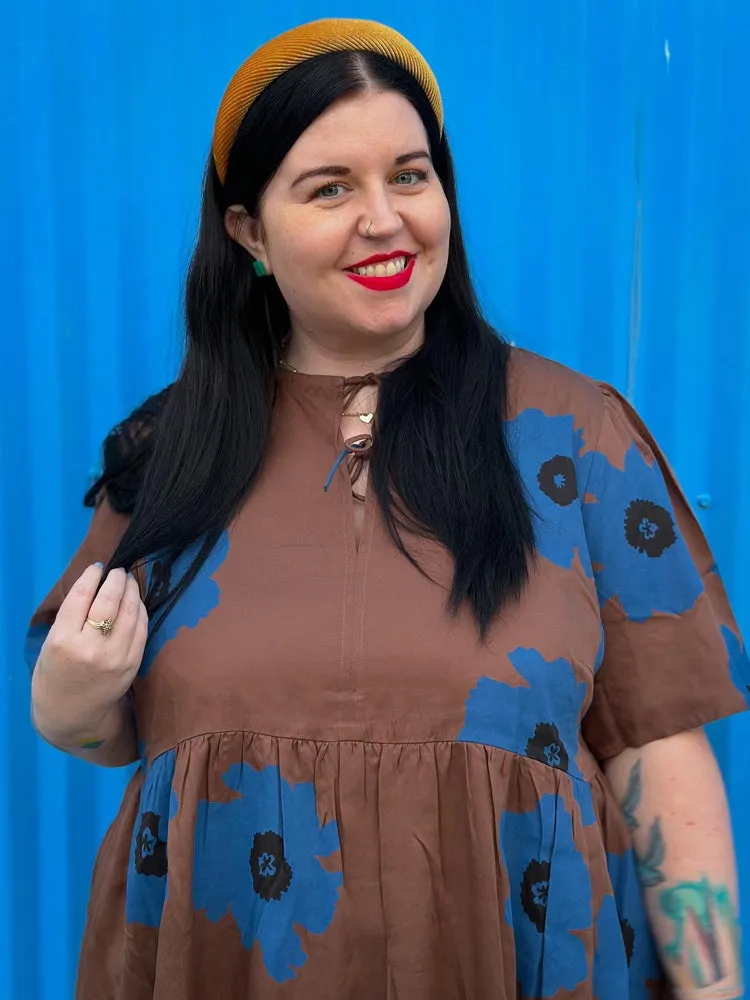 Affordable Luxury Adelaide Tiered Plus Size Mini Dress - Dark Oak  Going Fast!
