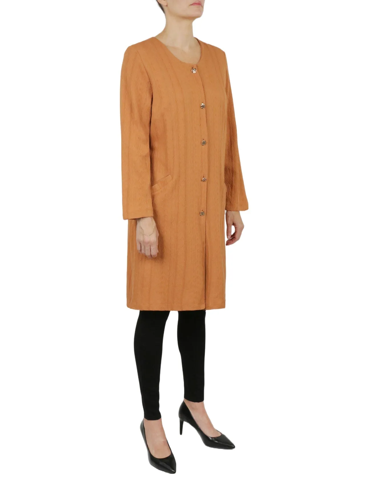 Affordable Luxury Button Front Long Tunic  Limited Release!