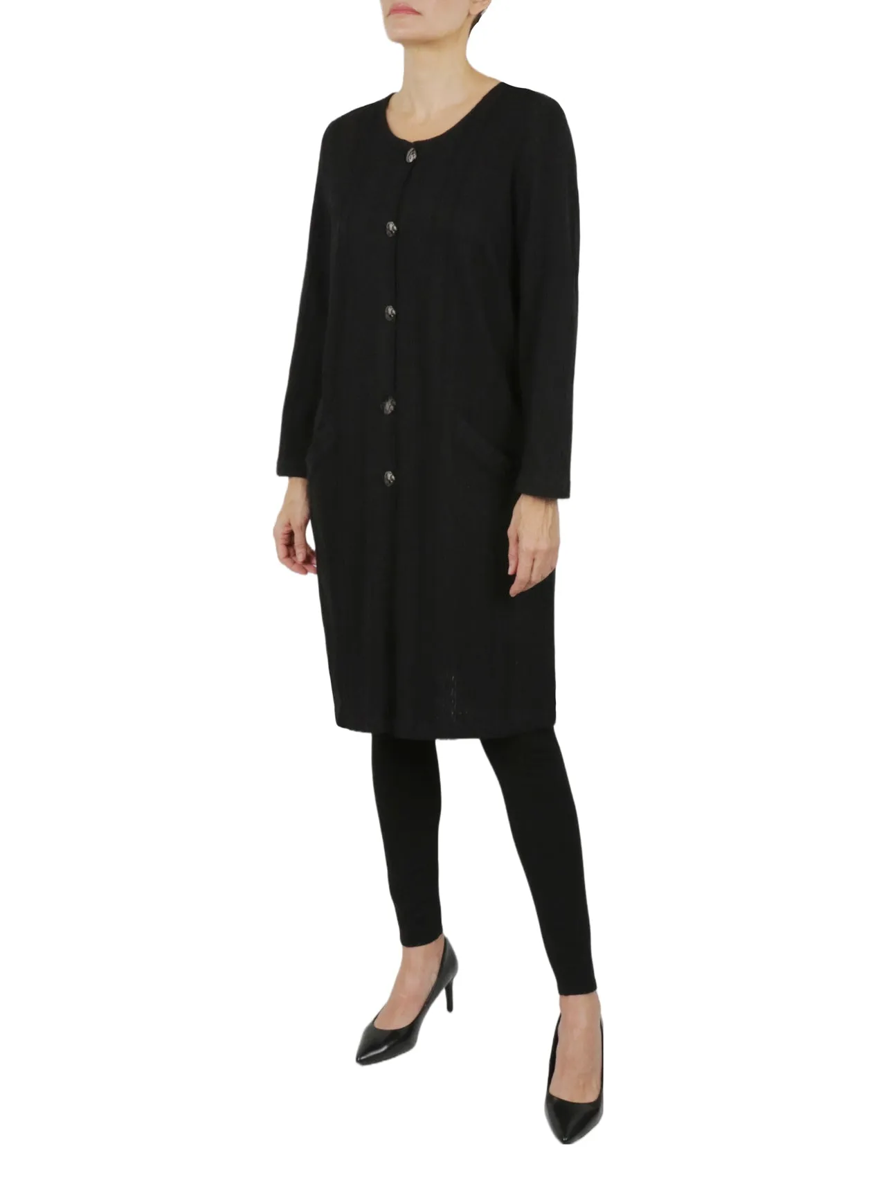 Affordable Luxury Button Front Long Tunic  Limited Release!