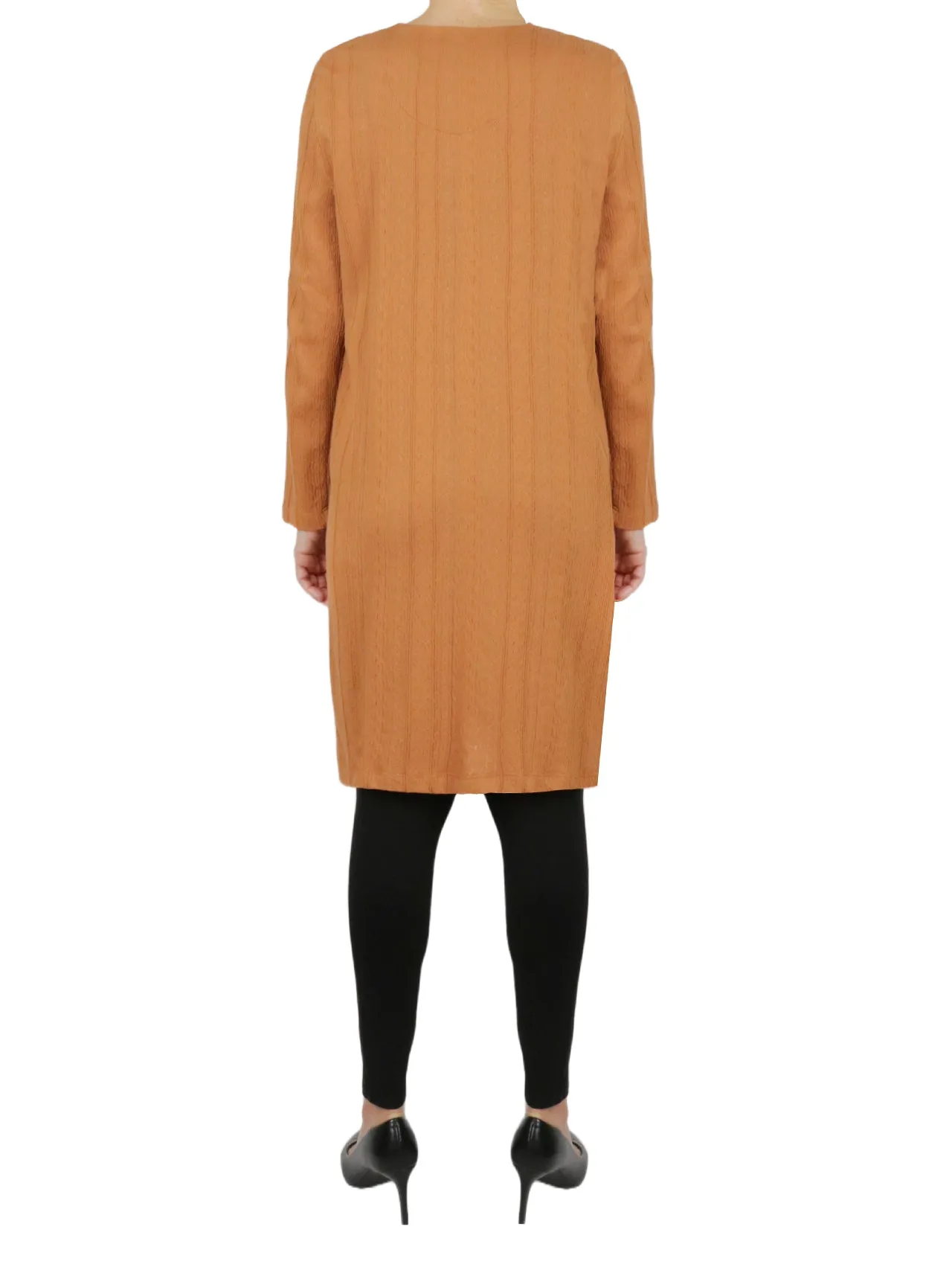 Affordable Luxury Button Front Long Tunic  Limited Release!