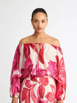 ANTIGUA FLORAL BLOUSE