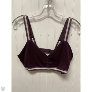 Athletic Bra By Fabletics In Purple, Size: L