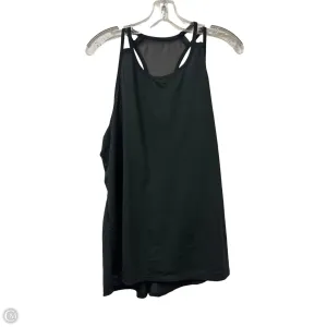 Athletic Tank Top By Clothes Mentor In Black, Size: L