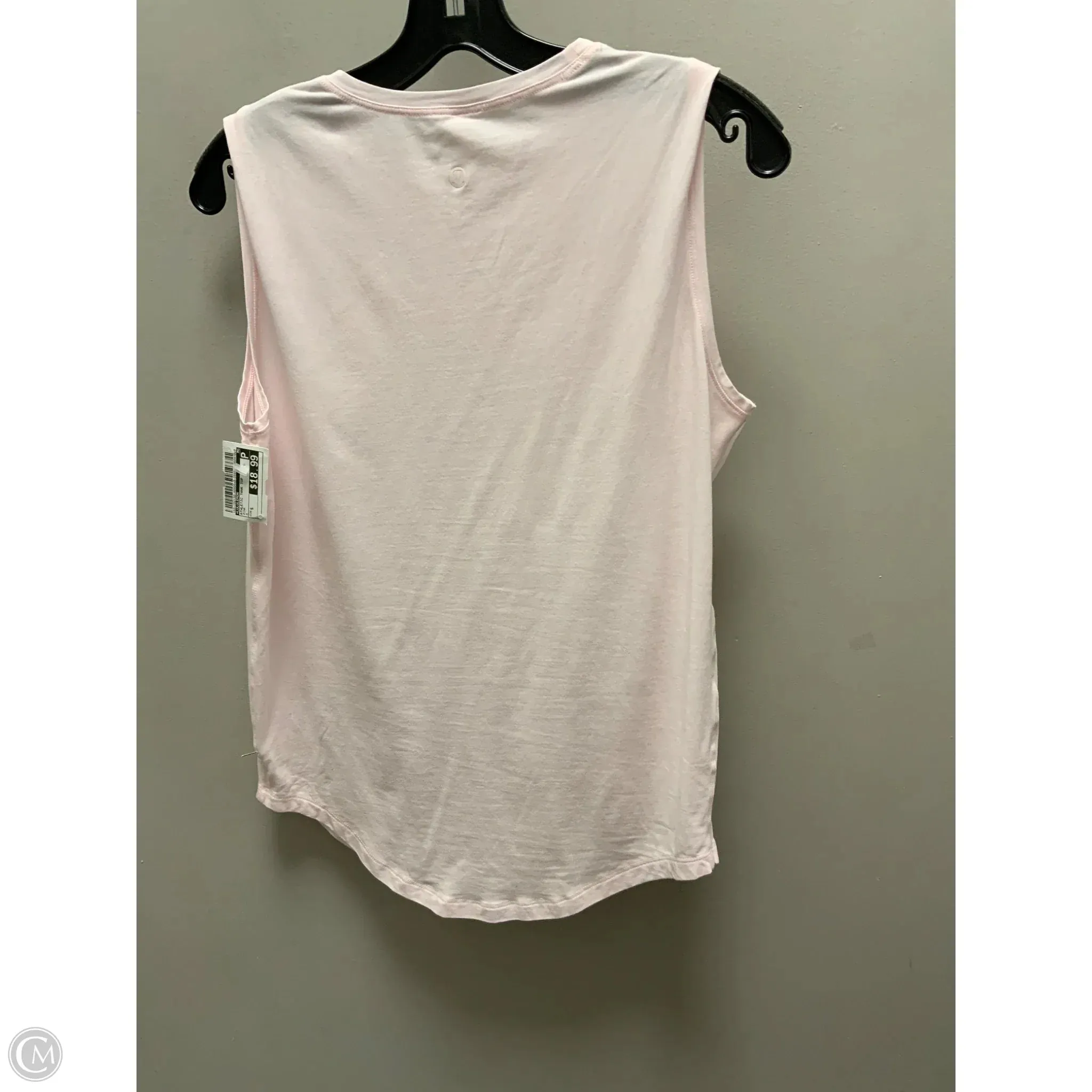Athletic Tank Top By Lululemon In Pink, Size: S