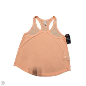 Athletic Tank Top By Under Armour In Orange, Size: L