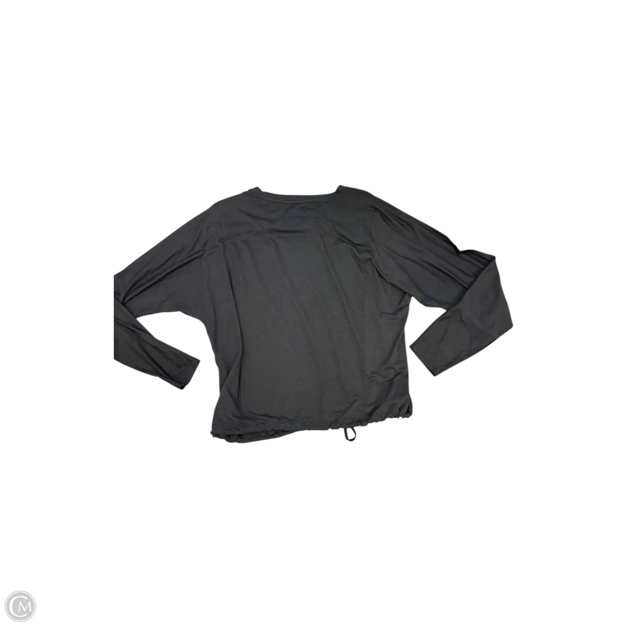 Athletic Top Long Sleeve Crewneck By Apana In Black, Size: Xl