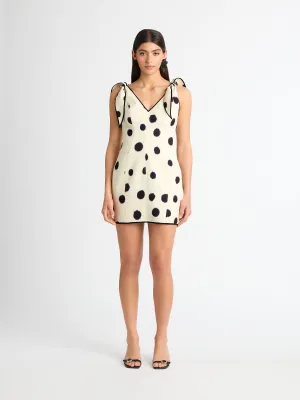 AUDREY SPOT MINI DRESS