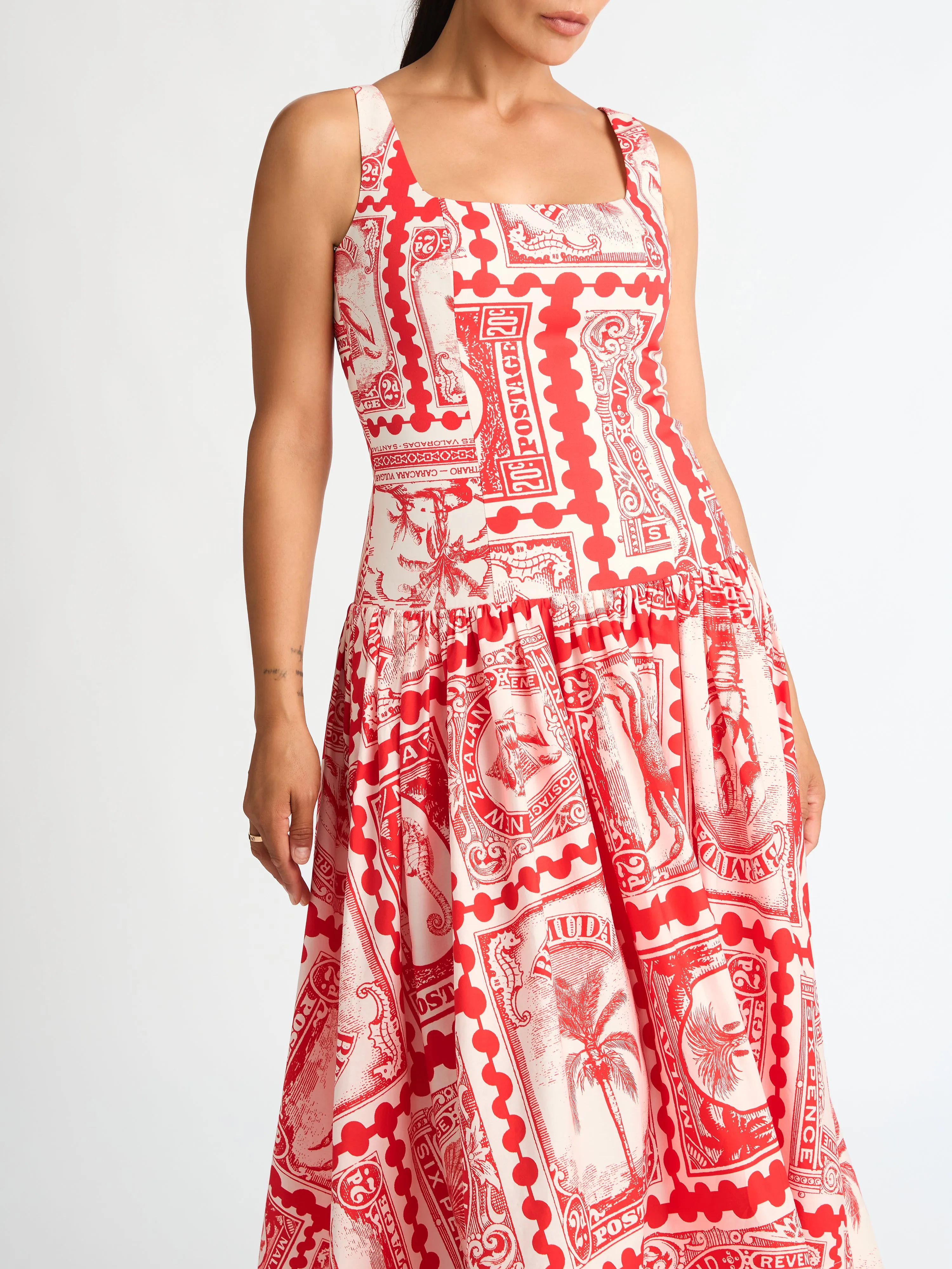 BERMUDA POST MAXI DRESS