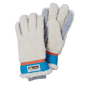 Best-Selling Elmer Gloves Wool Pile 5 Finger Glove Beige / Blue  Almost Gone!