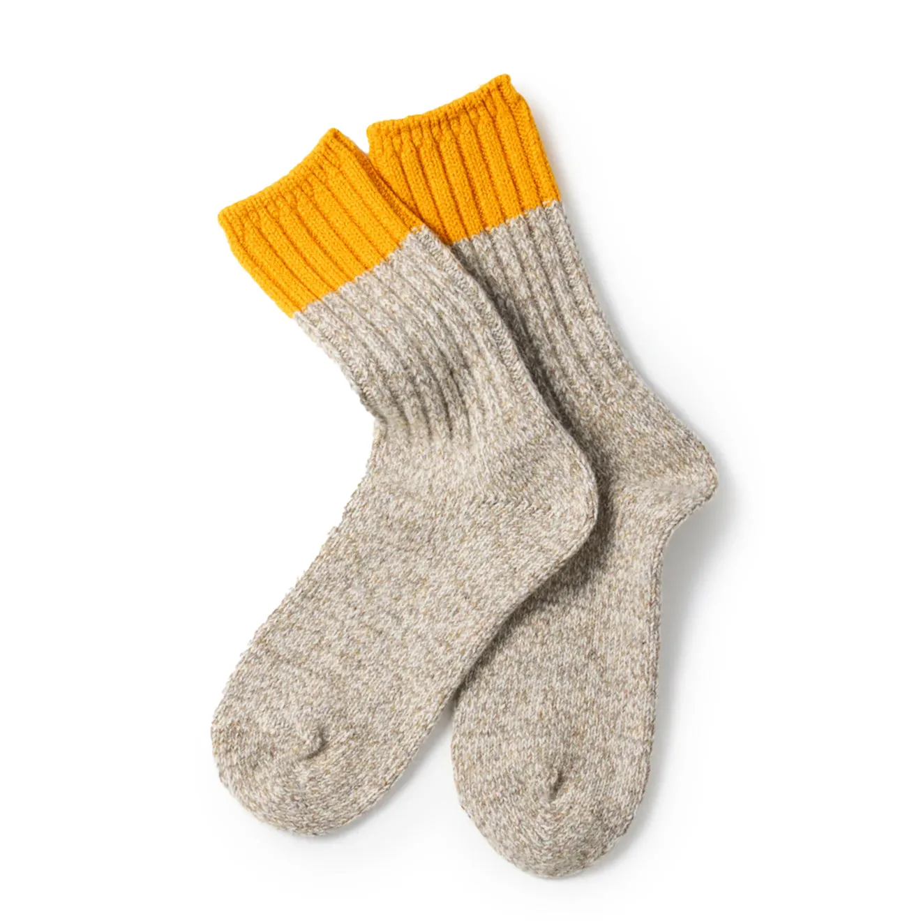 Best-Selling Rototo Merino Wool Ragg Socks Yellow  Limited Stock!