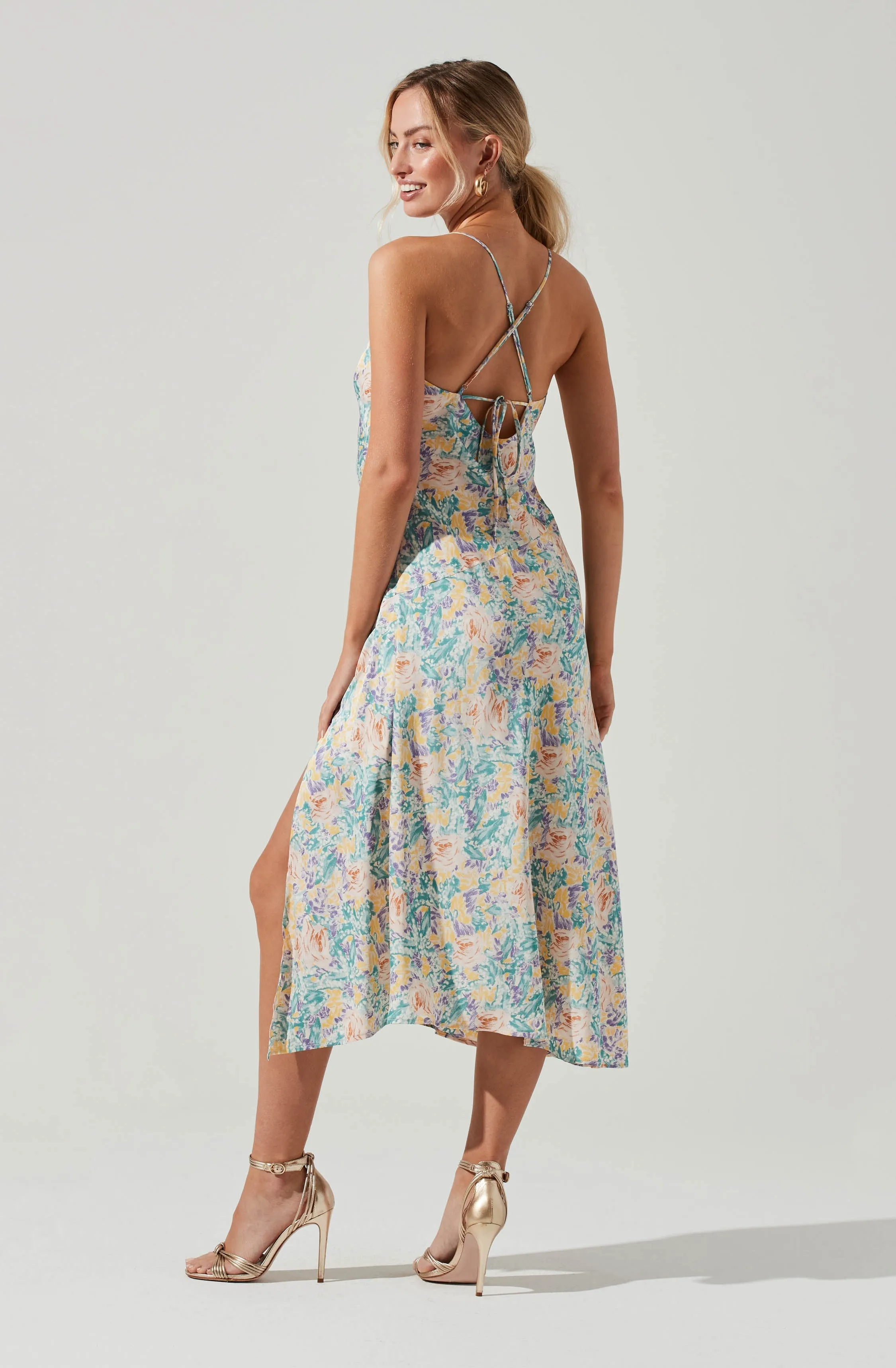 Bestseller Gaia Floral Midi Dress  Last Chance!