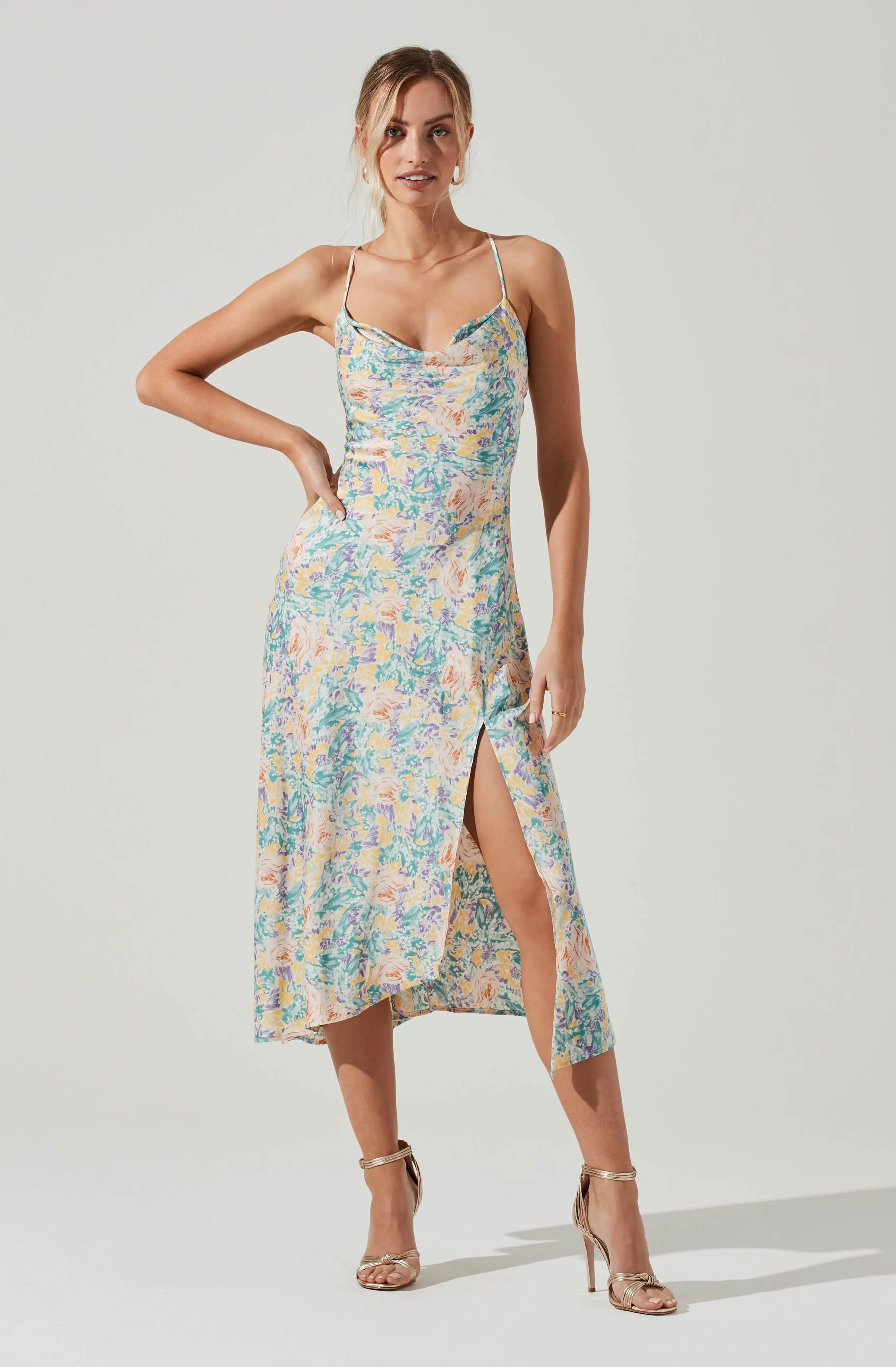 Bestseller Gaia Floral Midi Dress  Last Chance!