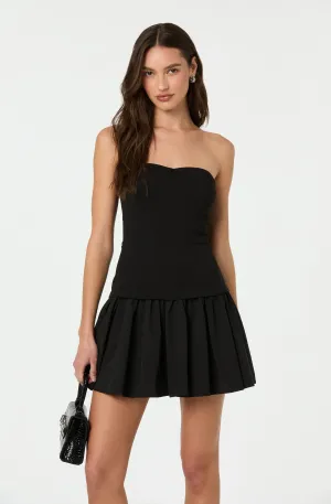 Bestseller Strapless Drop Waist Mini Dress  Going Fast!