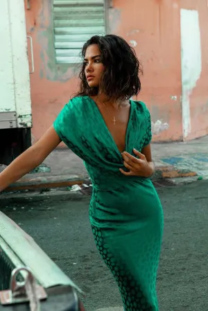 BestSelling Odessa Dress Green RAT&BOA  Last Few Pieces!