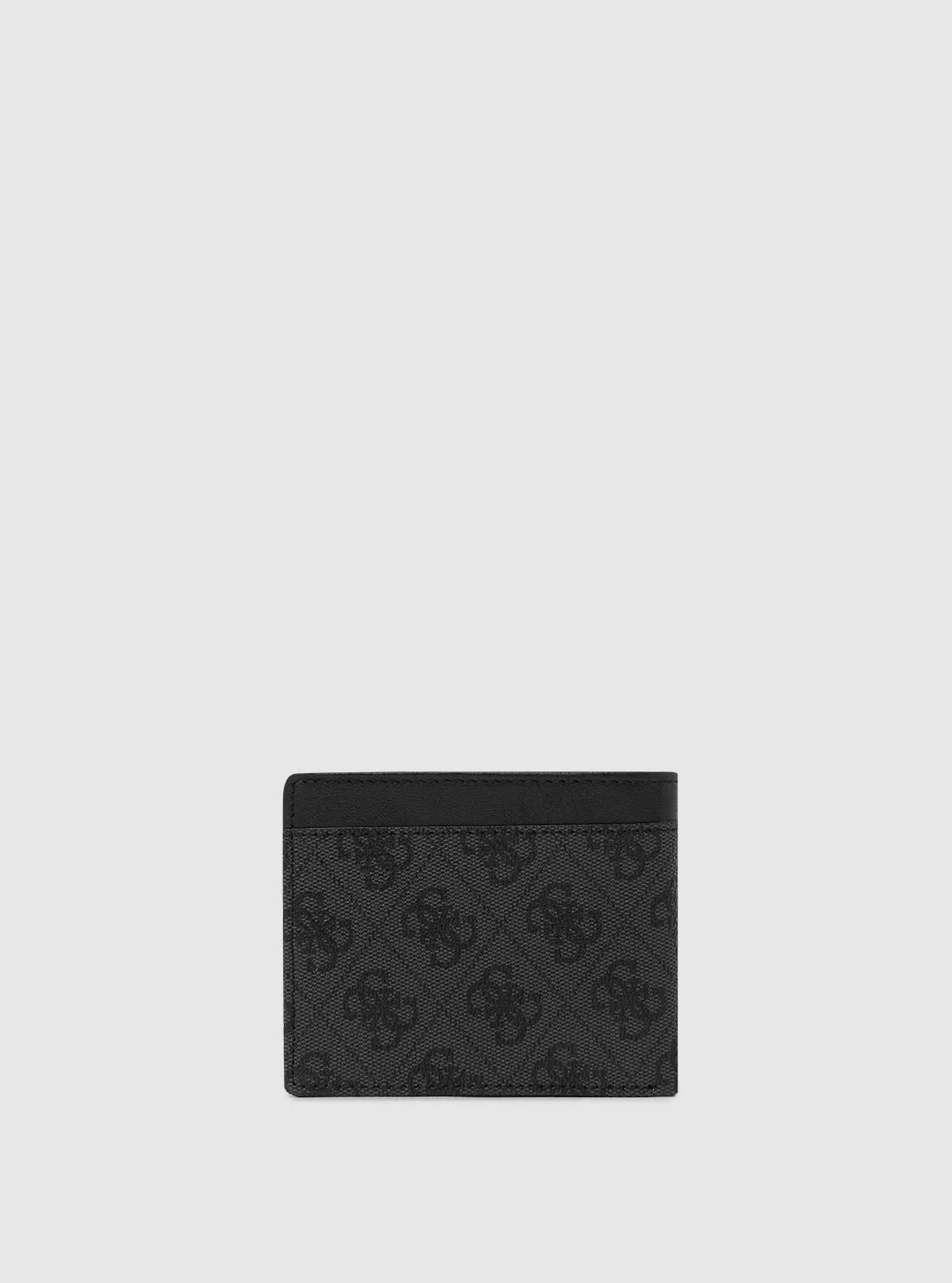 Black Logo Slimfold Wallet Guess