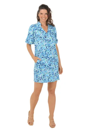 By The Beach Puff Sleeve Cotton Dress