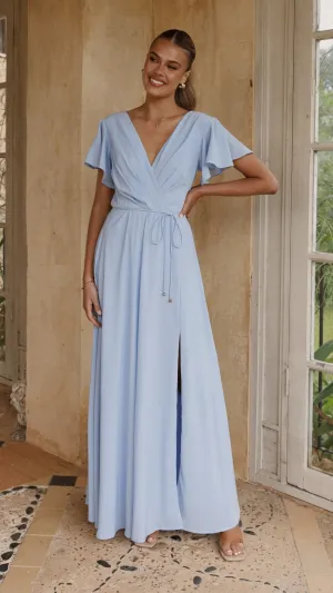 Charlize Maxi Dress - Blue Billy J