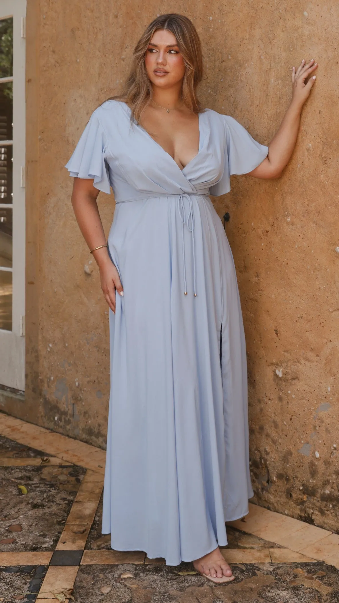 Charlize Maxi Dress - Blue Billy J