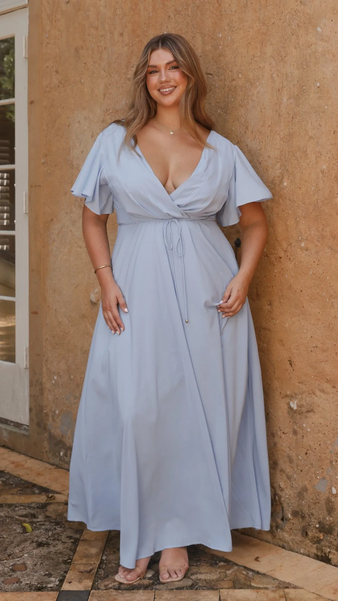 Charlize Maxi Dress - Blue Billy J