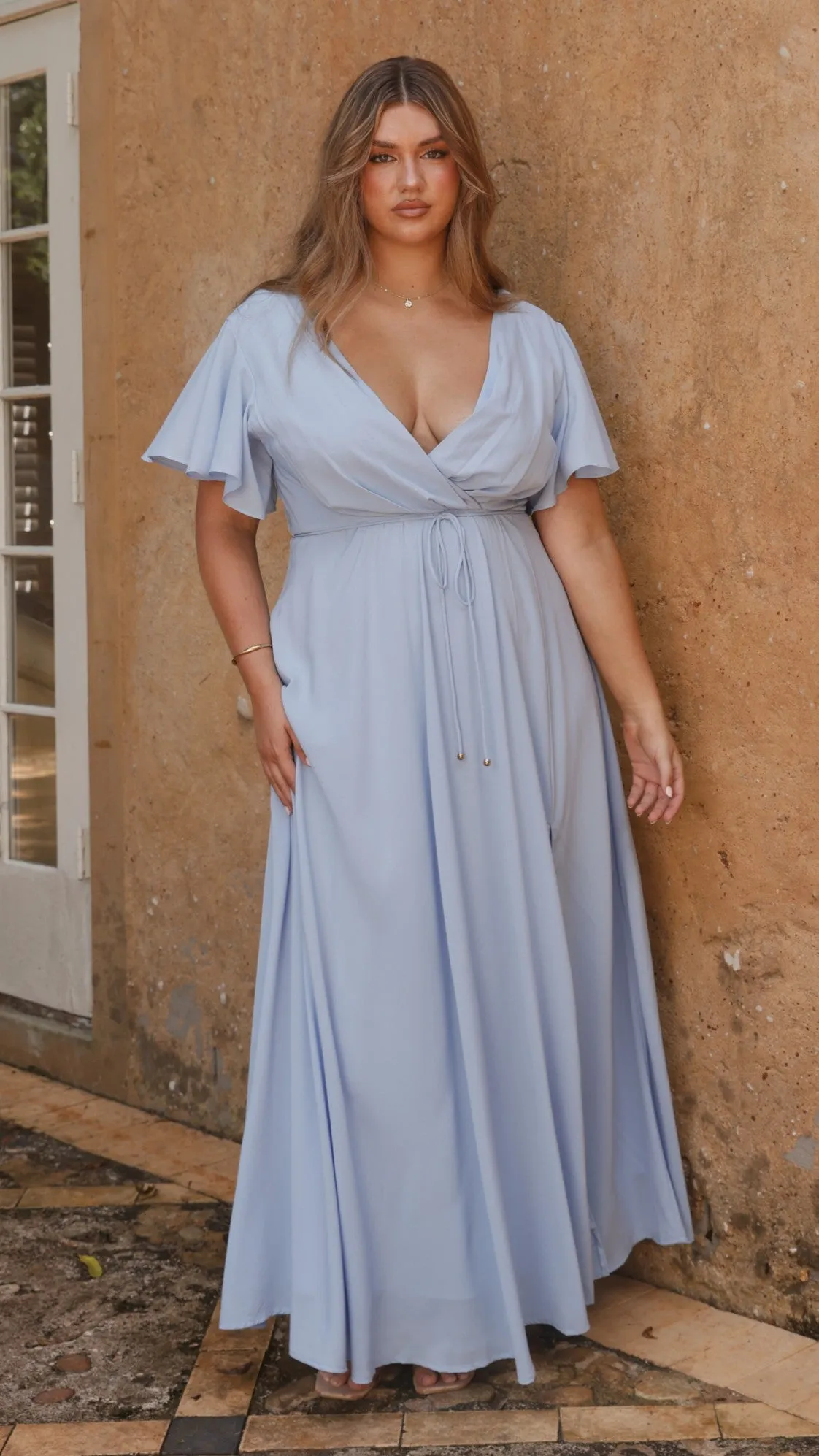 Charlize Maxi Dress - Blue Billy J