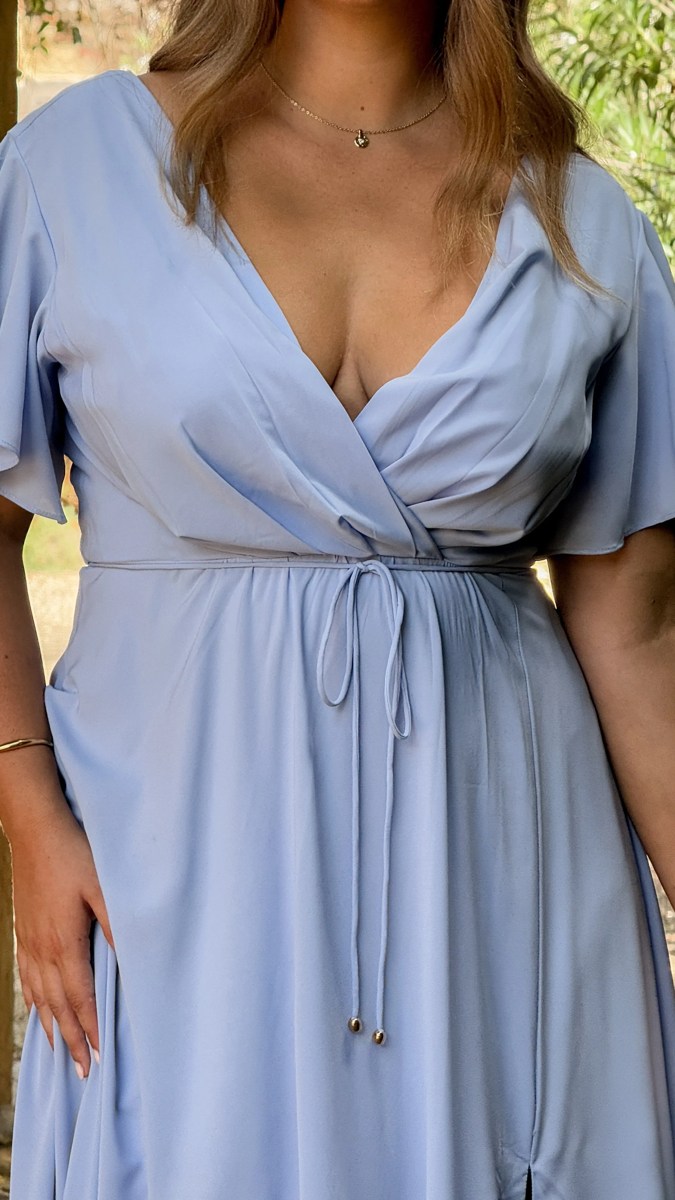 Charlize Maxi Dress - Blue Billy J