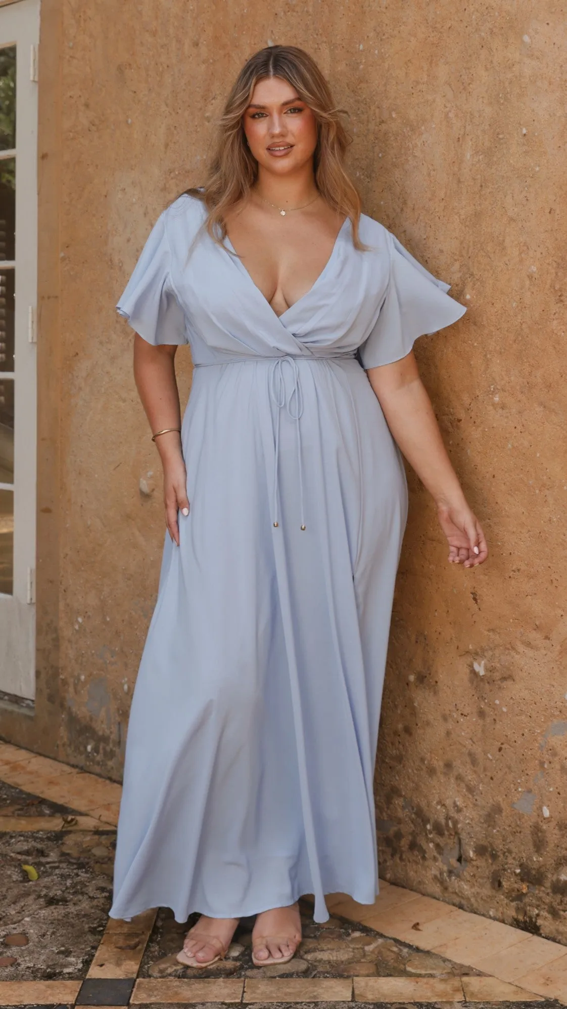 Charlize Maxi Dress - Blue Billy J