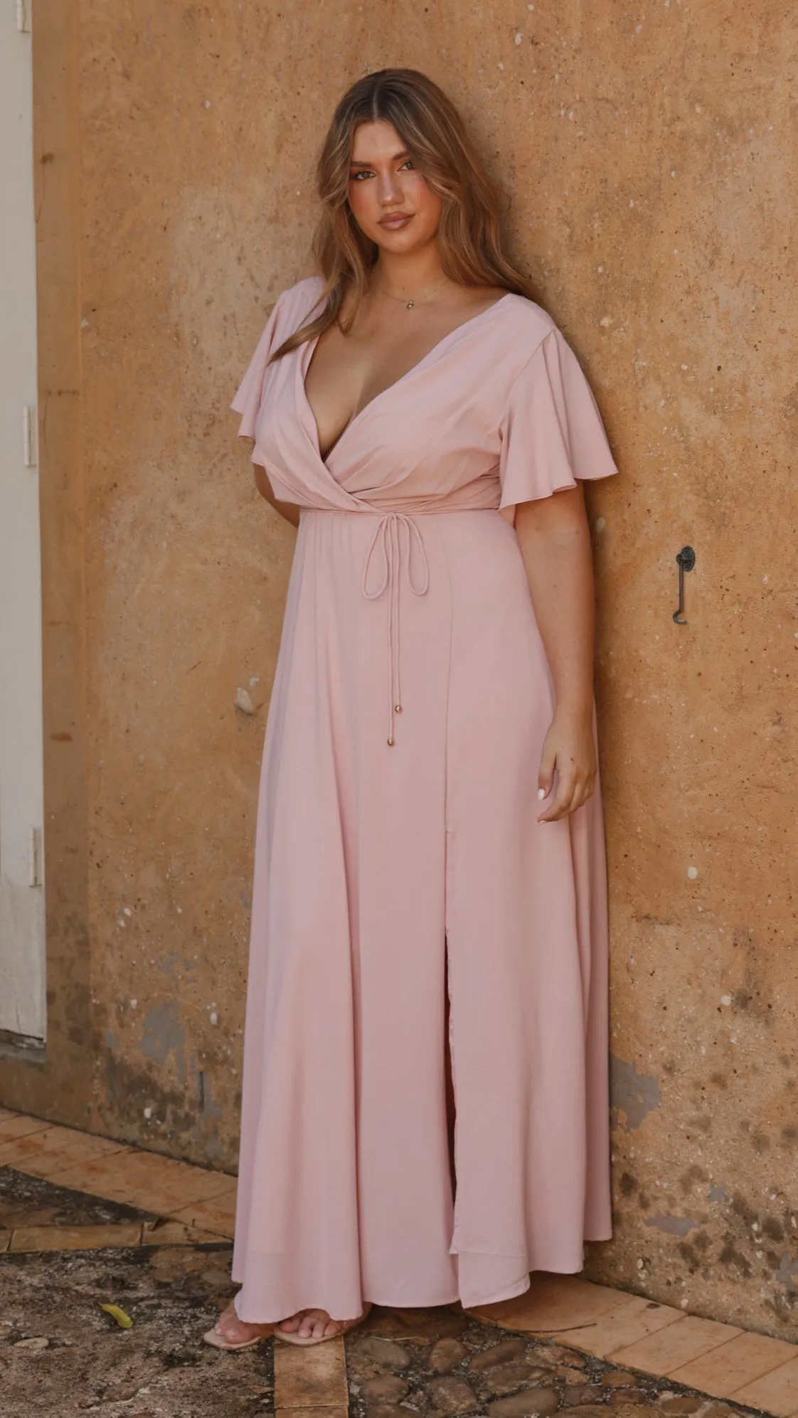 Charlize Maxi Dress - Dusty Pink Billy J