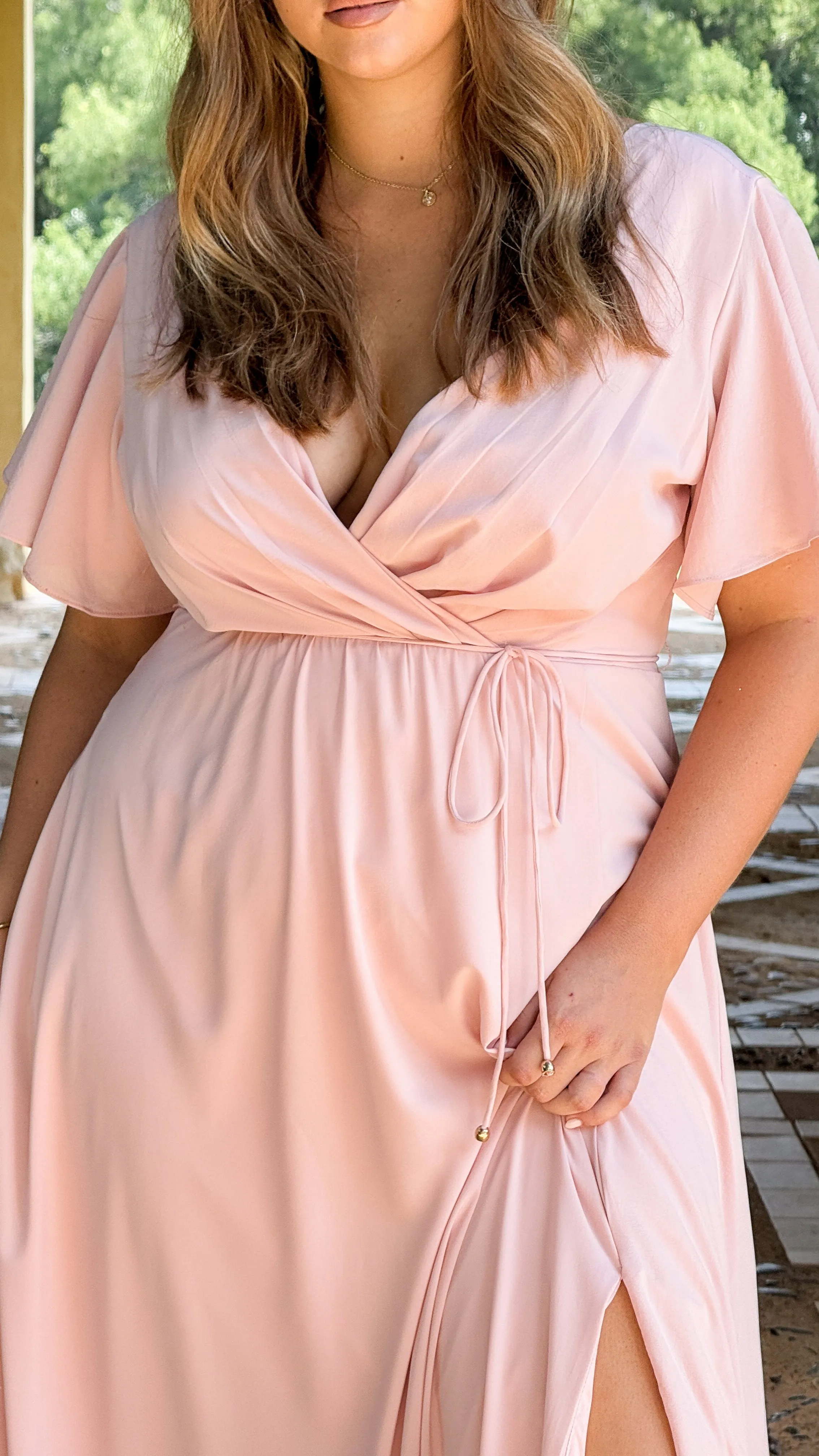Charlize Maxi Dress - Dusty Pink Billy J