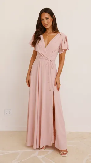Charlize Maxi Dress - Dusty Pink Billy J