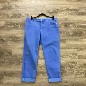 Chicos Wide Straight Leg Solid JEANS 2.5