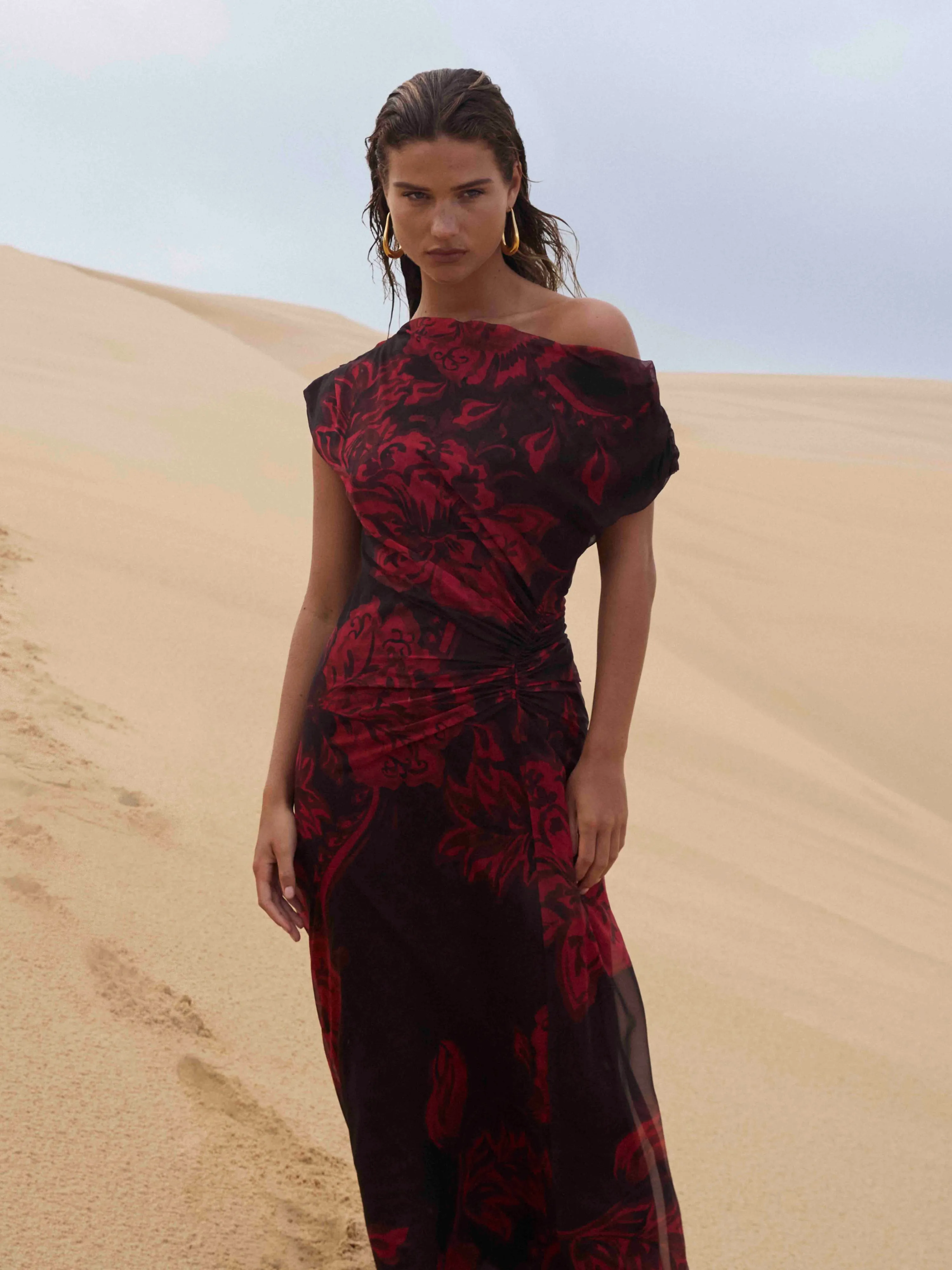 CHINTZ MAXI DRESS
