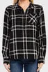 Clearance Price Brittina Long Sleeve Plaid Shirt  Ends Soon!