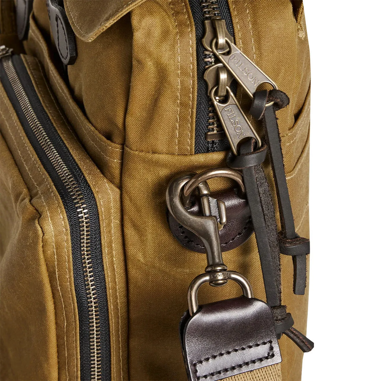 Clearance Price Filson 24-Hour Tin Briefcase Dark Tan  Limited Availability!