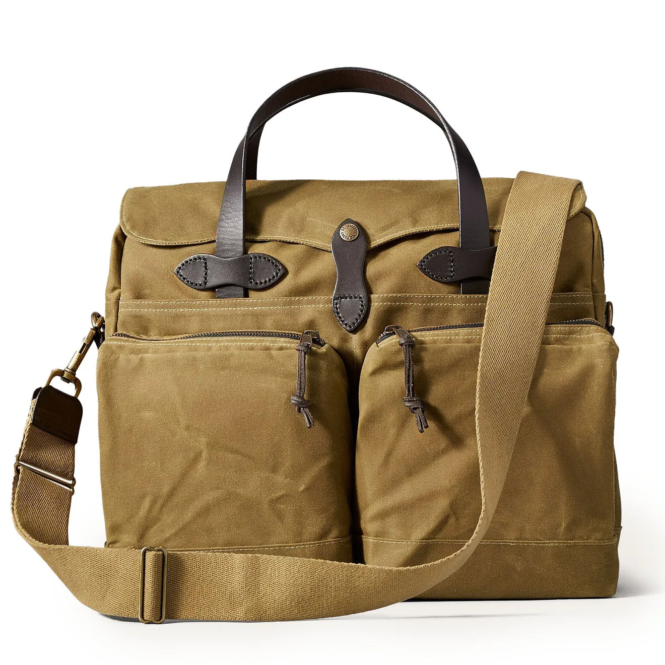 Clearance Price Filson 24-Hour Tin Briefcase Dark Tan  Limited Availability!