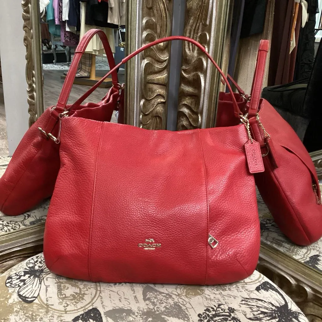 Coach Pebbled HANDBAGS M