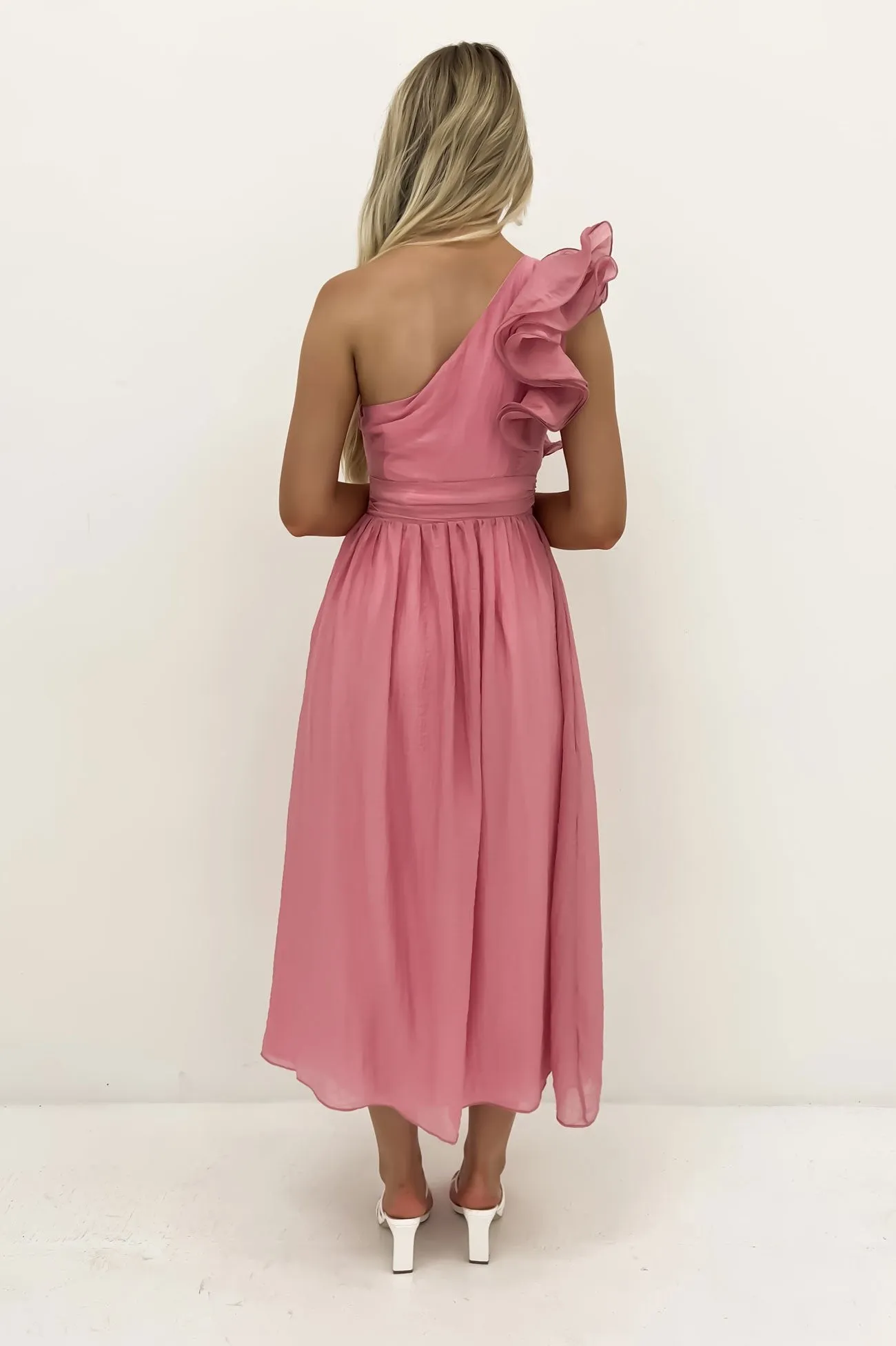 Colby Midi Dress Pink