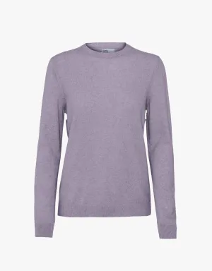 COLORFUL STANDARD - EXTRA FINE MERINO WOOL SWEATER - PURPLE HAZE