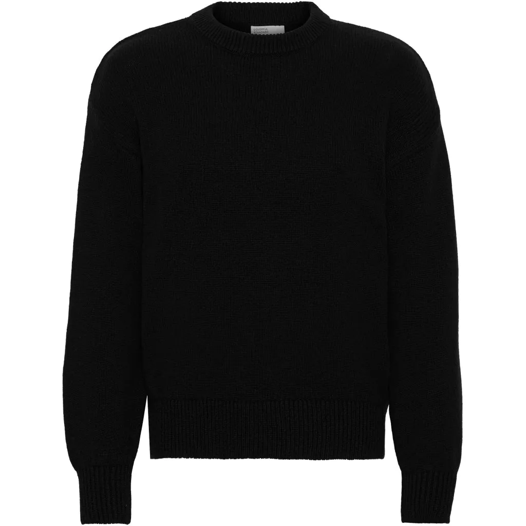 COLORFUL STANDARD - OVERSIZED MERINO WOOL CREW - BLACK