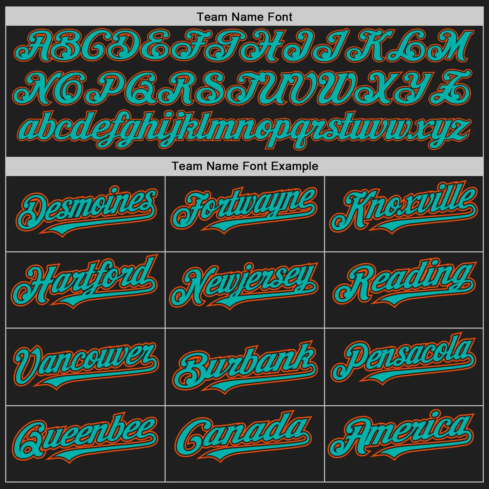Custom Black Orange Pinstripe Aqua Two-Button Unisex Softball Jersey FansIdea
