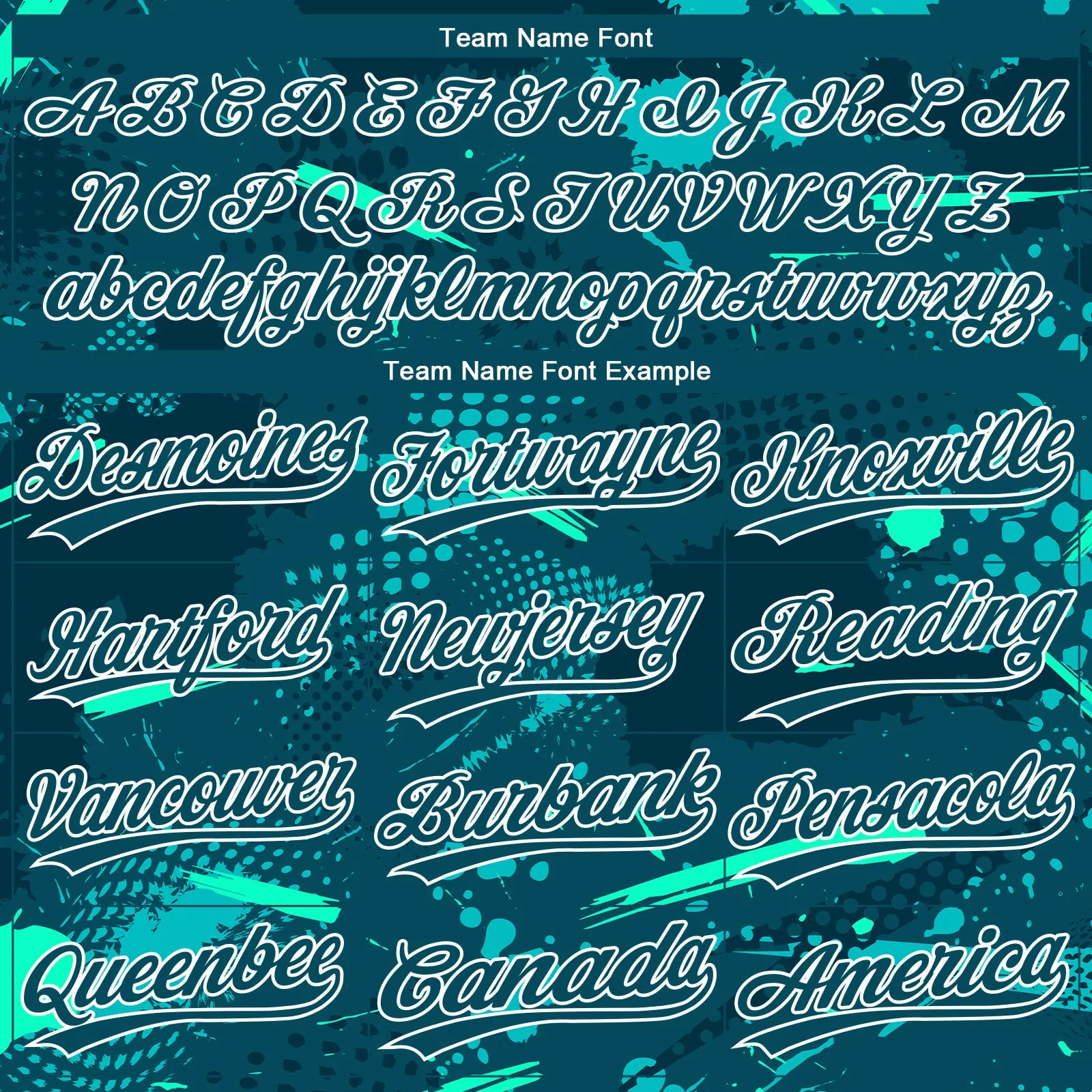 Custom Green Midnight Green-Teal 3D Pattern Two-Button Unisex Softball Jersey FansIdea