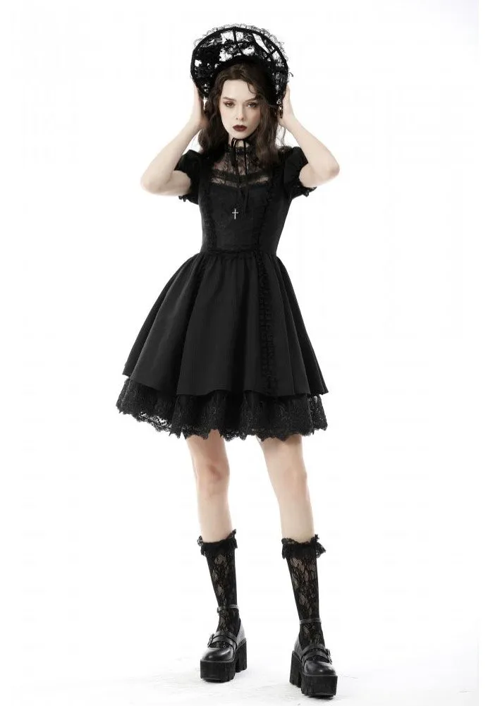 Dark In Love - Gothic Lolita Tulle Chest Doll - Dress