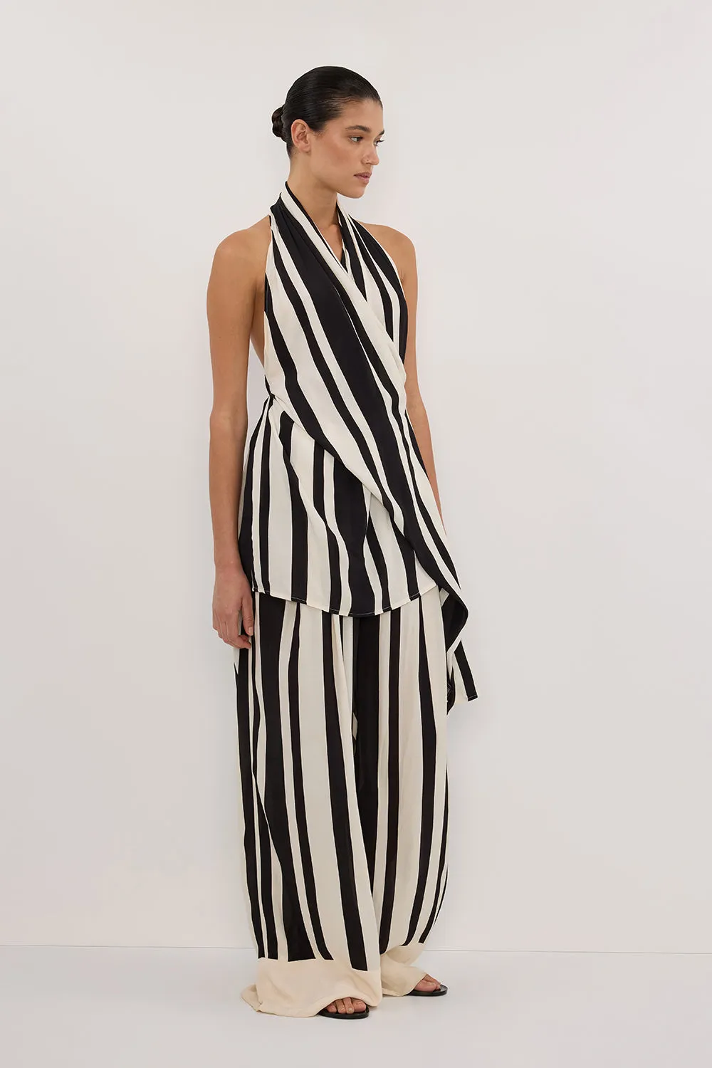 Dissh BEAU BLACK STRIPE PANT