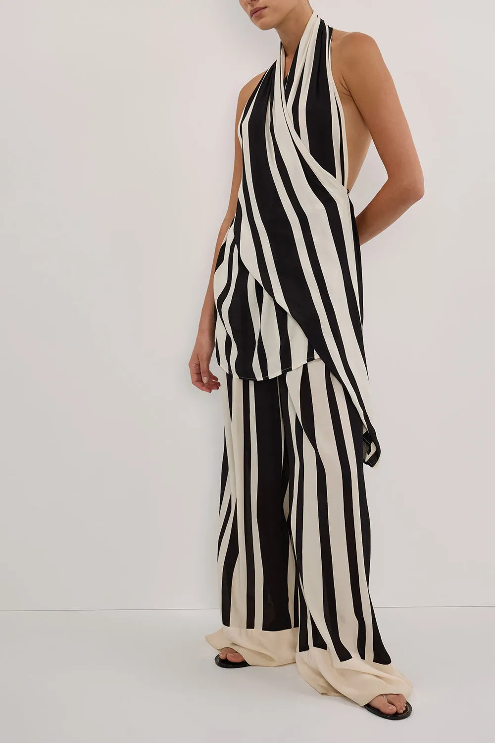 Dissh BEAU BLACK STRIPE PANT