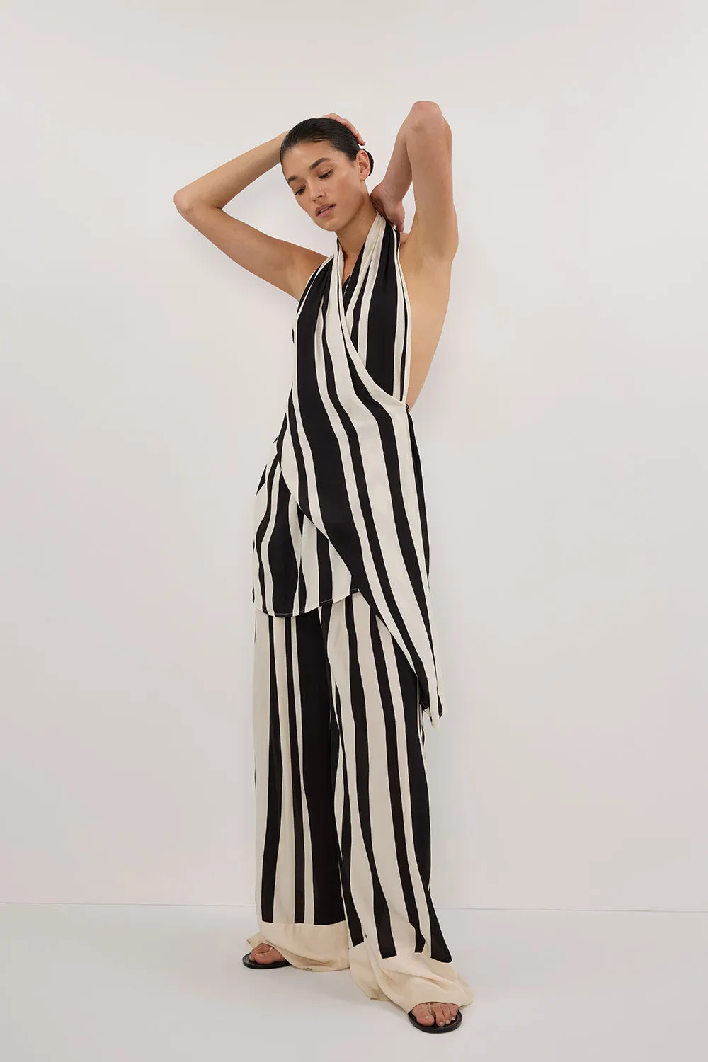 Dissh BEAU BLACK STRIPE PANT