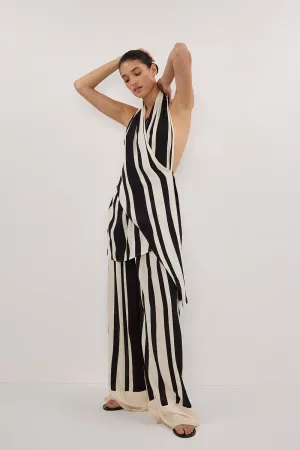 Dissh BEAU BLACK STRIPE PANT