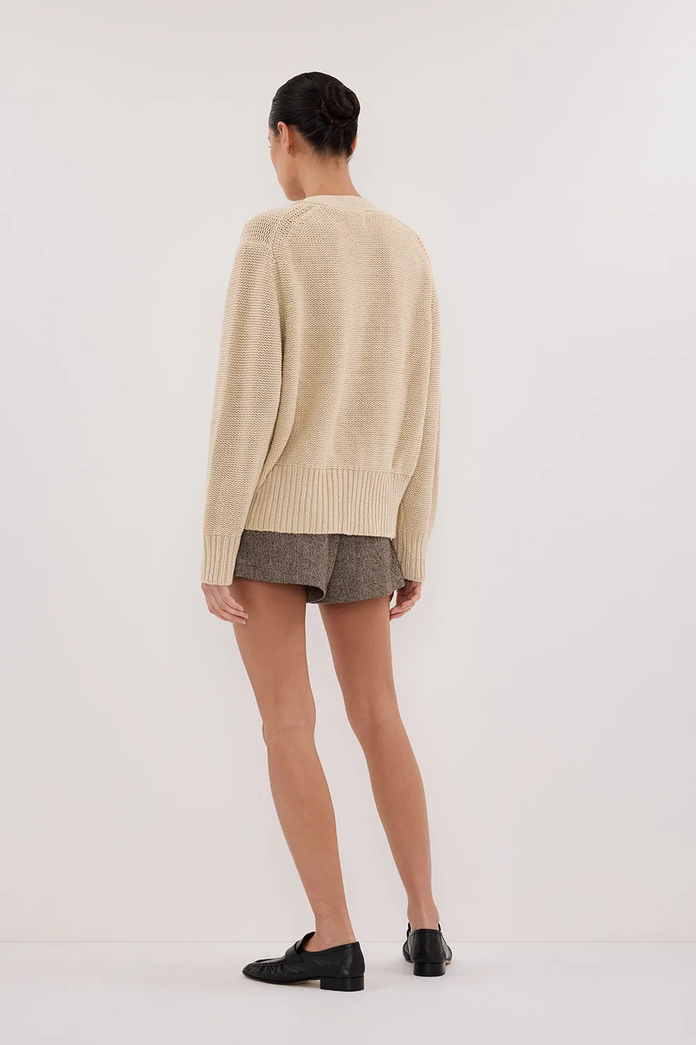 Dissh HUGO CLAY KNIT CARDIGAN