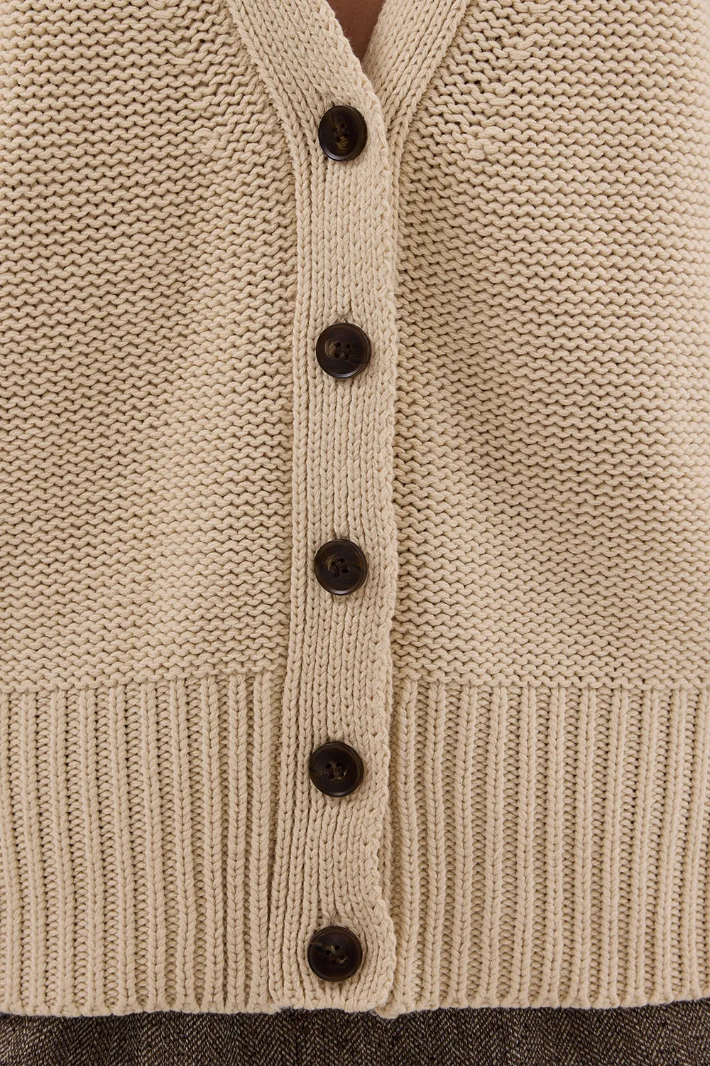 Dissh HUGO CLAY KNIT CARDIGAN