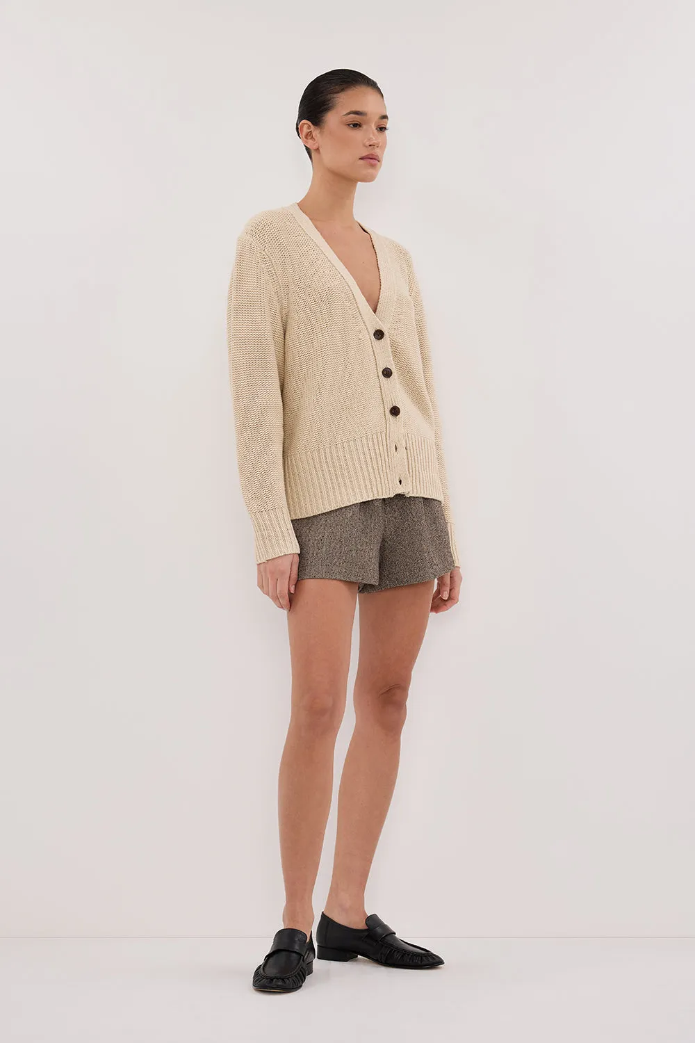 Dissh HUGO CLAY KNIT CARDIGAN