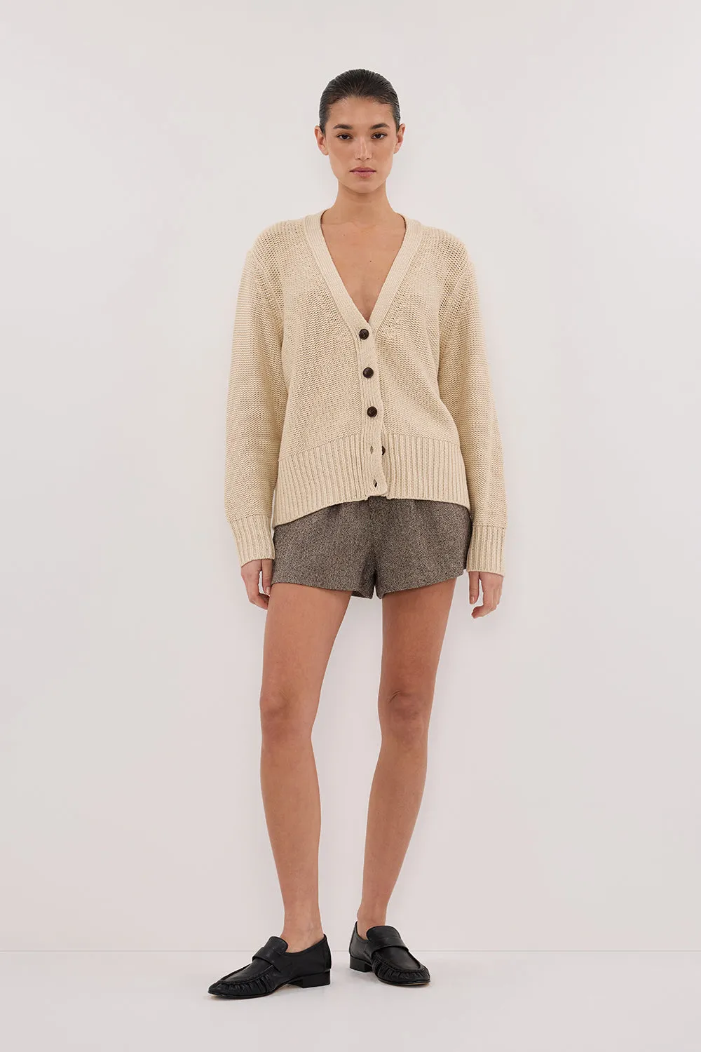 Dissh HUGO CLAY KNIT CARDIGAN