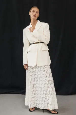 Dissh LIV CREAM BOYFRIEND BLAZER